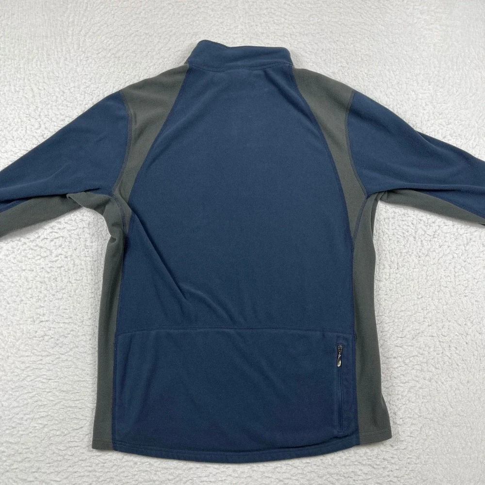 The North Face Fleece‎ Pullover Mens Large Blue Grey Quarter Zip CQ45 Gorpcore